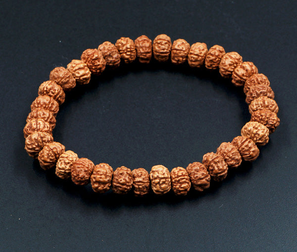 6 & 13 Mukhi (Six and 13 Face) Rudraksha good Bead Natural Nepal and Indonesian (Java) Bead Bracelet