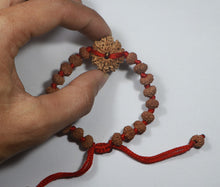 Load image into Gallery viewer, 10 Mukhi Bracelet - Nepali &amp; Indonesian Beads Combo.