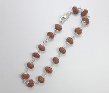Load image into Gallery viewer, 6 Mukhi Rudraksha Bracelet (Silver) - Rudradhyay