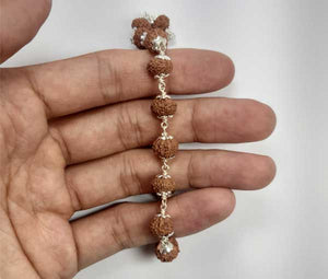 10 Mukhi Rudraksha Bracelet (Silver) - Rudradhyay