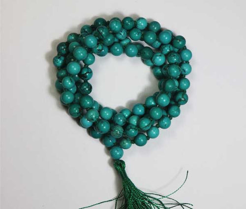 Firoza(Torquoise) Stone Mala - 108 Beads