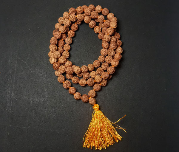 Six Mukhi Rudraksha Mala | Six Face Rudraksha Mala | 6 Mukhi Mala Beads | Indonesian 6 Mukhi store Beads | 6 Face Rudraksha Mala | 3433