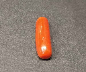 6.55ct red coral (capsule) - Italian - Rudradhyay