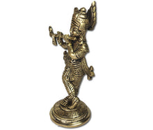 Load image into Gallery viewer, Lord Krishna playing flute idol - Rudradhyay