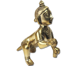 Laddu Gopal Brass Idol - Rudradhyay