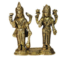 Load image into Gallery viewer, Laxminarayan pure brass idol - Rudradhyay
