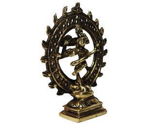 Natraj Shiva pure brass idol - Rudradhyay