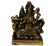 Load image into Gallery viewer, Shiv Parivaar Antique brass idol (small) - Rudradhyay