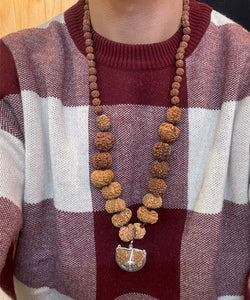 1 - 14 Mukhi Rudraksha Mala combination - Nepali