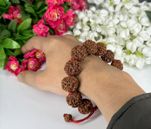 6 Mukhi Rudraksha Brcaelet - Nepali