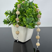 Load image into Gallery viewer, Clean Bead Tulsi Bracelet - Silver Capping