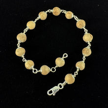 Load image into Gallery viewer, Clean Bead Tulsi Bracelet - Silver Capping