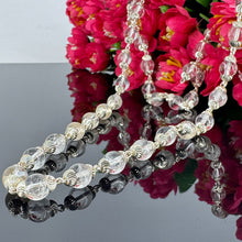 Load image into Gallery viewer, 54+1 Beads Sphatik Mala - Silver Capping