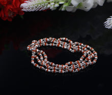 Load image into Gallery viewer, 108+1 beads Rudrani Mala - Pure Silver