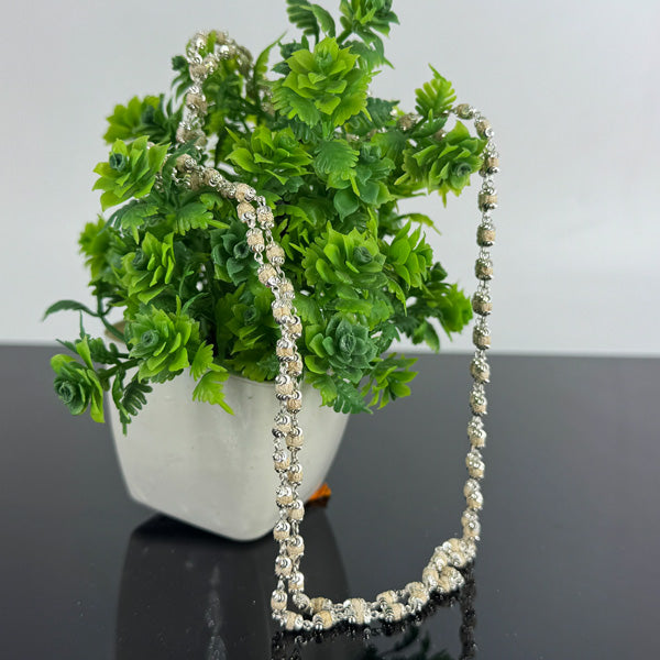 108+1 beads Rudrani Mala - Pure Silver