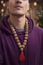 Load image into Gallery viewer, 32+1 Beads 7 Mukhi Nepali Rudraksha Kantha - Rudradhyay