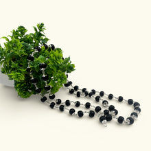 Load image into Gallery viewer, Karungali Mala - German Silver Capping - Rudradhyay