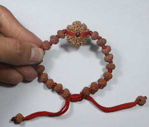 10 Mukhi Bracelet - Nepali & Indonesian Beads Combo.