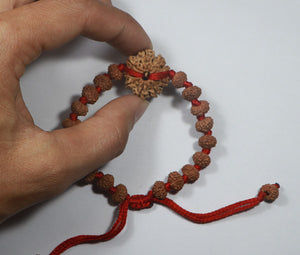 10 Mukhi Bracelet - Nepali & Indonesian Beads Combo.