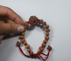 13 Mukhi Bracelet - Nepali & Indonesian Beads Combo.