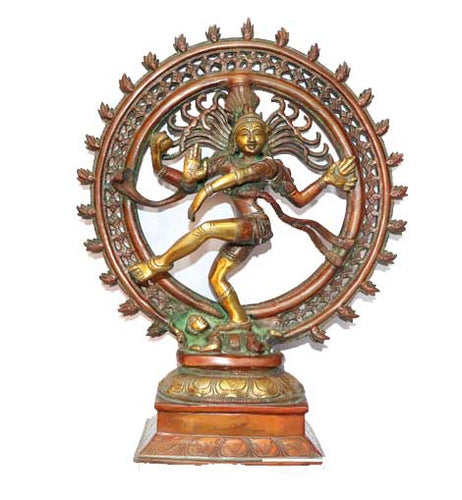 Shiv Dancing Pose Natraja idol - Natraja brass metal idol - Rudradhyay