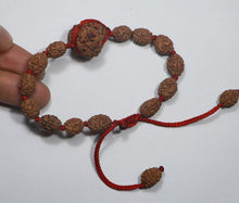 Load image into Gallery viewer, 3 Mukhi Bracelet - Nepali &amp; Indonesian Beads Combo.