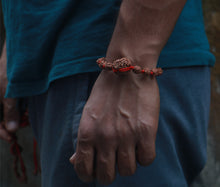 Load image into Gallery viewer, 3 Mukhi Bracelet - Nepali &amp; Indonesian Beads Combo.