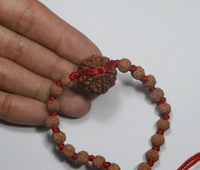 Load image into Gallery viewer, 5 Mukhi Bracelet - Nepali &amp; Indonesian Beads Combo.