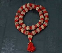 Load image into Gallery viewer, 32+1 Beads 5 Mukhi Nepali Rudraksha Kantha
