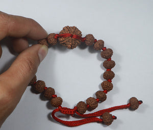 7 Mukhi Bracelet - Nepali & Indonesian Beads Combo.