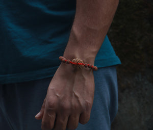 8 Mukhi Bracelet - Nepali & Indonesian Beads Combo.