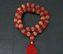 Load image into Gallery viewer, 32+1 Beads 8 Mukhi Nepali Rudraksha Kantha