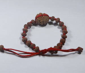 9 Mukhi Bracelet - Nepali & Indonesian Beads Combo.