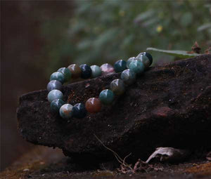 Green Agate Stone Bracelet