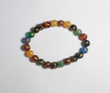 Load image into Gallery viewer, Om Mani Padme Hum Stone Bracelet