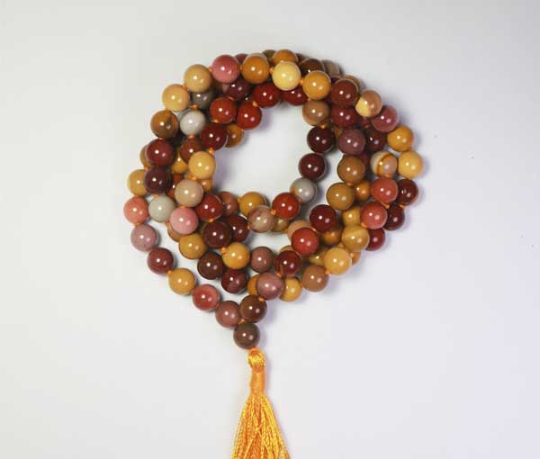 Mookaite Stone Mala 108 Beads – Rudradhyay