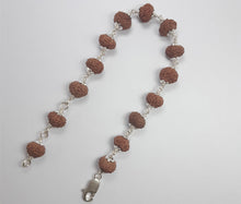 Load image into Gallery viewer, 8 Mukhi Rudraksha Bracelet (Silver) - Rudradhyay