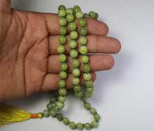 Load image into Gallery viewer, Chrysoprase Stone Mala  - 108 Beads