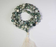 Load image into Gallery viewer, Tree Agate Stone Mala - 108 Beads