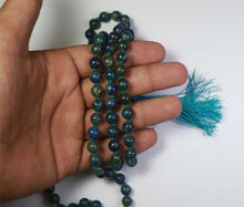 Load image into Gallery viewer, Azurite Stone Mala - 108 Beads