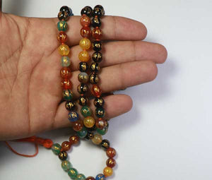 Om Mani Padme Hum Stone Mala - 108 Beads