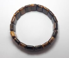 Load image into Gallery viewer, Rectangular Shaped Tiger Stone Bracelet - Rudradhyay