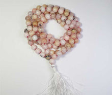Load image into Gallery viewer, Pink Stone Opal Mala - 108 Beads