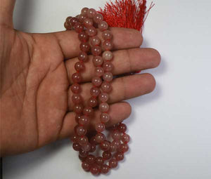 Strawberry Jasper Stone Mala - 108 Beads