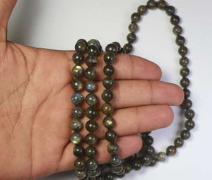 Labradorite Stone Mala - 108 Beads