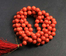 Load image into Gallery viewer, Coral Stone Mala (taiwanese)