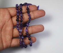 Load image into Gallery viewer, Purple Agate Stone Mala - 108 Beads