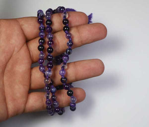 Purple Agate Stone Mala - 108 Beads