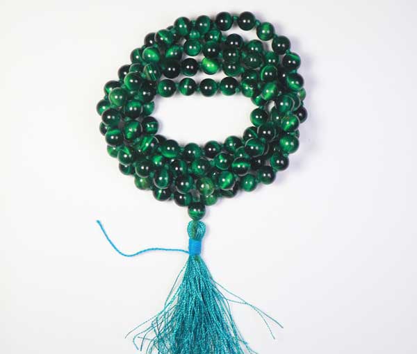 Bali Mala Necklace - Seaweed Green