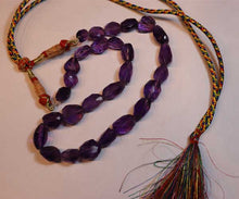 Load image into Gallery viewer, 260ct 100% pure Amethyst mala or necklace - Rudradhyay